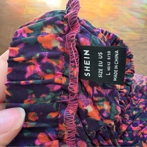 SHEIN Floral Multicolor Skirt